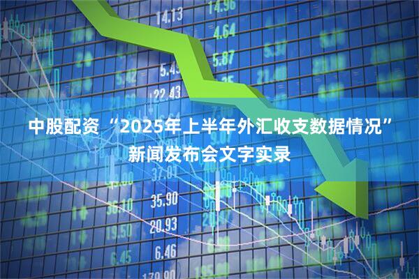 中股配资 “2025年上半年外汇收支数据情况”新闻发布会文字实录